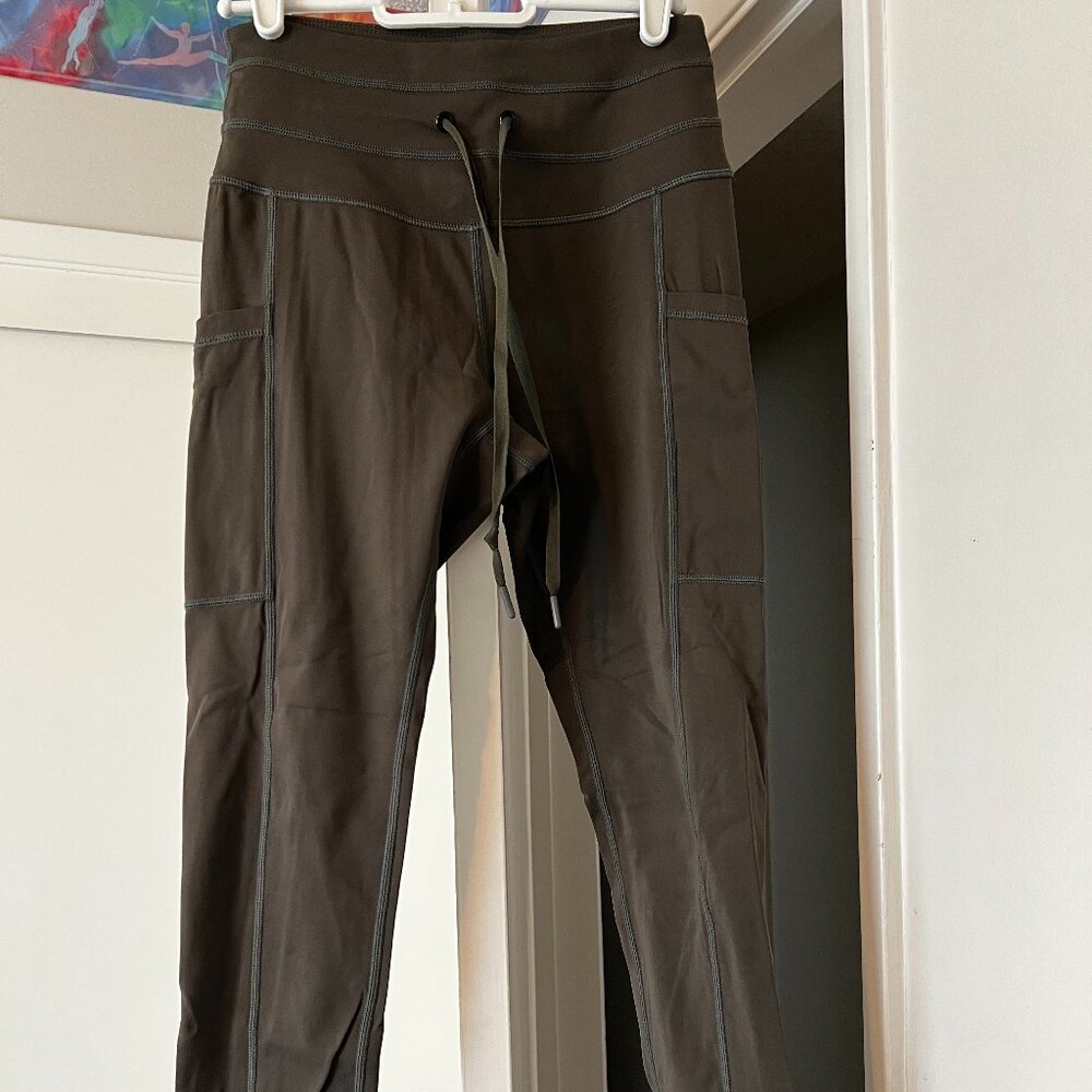 POPFLEX Cargo Leggings (Olive)